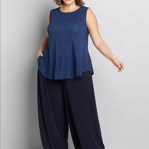 NWT Lane Bryant Wide Legged Pull On Pants